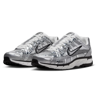 Nike P-6000 Silver Metallic Shoes