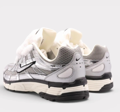 Nike P-6000 Silver Metallic Shoes